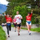 La deuxième édition du Marathon des terroirs du Valais avait attiré plus de 3'000 participants, dont certains déguisés